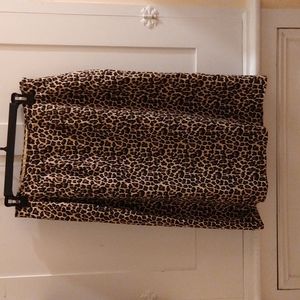 Cato animal print skirt Sz 12